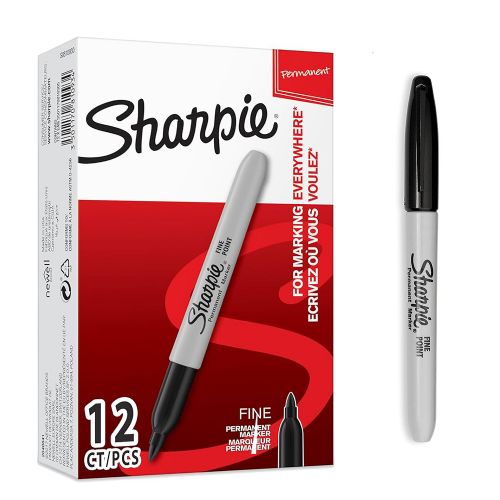 MARKER INDELEBILE 08 PUNTA FINE SHARPIE NERO